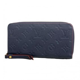 Louis Vuitton Monogram Empreinte Zippy Wallet M62121 Marine Rouge Women's Long