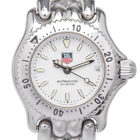 TAG Heuer Cell Watch WG1410-0 Quartz White Dial Stainless Steel Women's HEUER