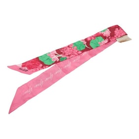 Gucci x Ken Scott Botanical Print Neck Bow 652727 Pink Multicolor Silk Women's GUCCI