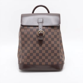 Louis Vuitton Damier Soho N51132 Leather Backpack, Women's
