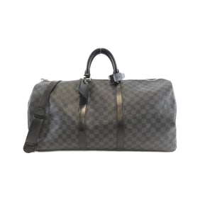 Louis Vuitton Damier Graphite Keepall Bandouliere 55cm N41413 Boston Bag