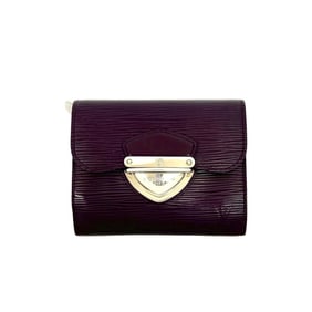 LOUIS VUITTON Portefeuille Joy Epi Leather Tri-fold Wallet in Purple Cassis 16816