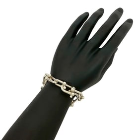 TIFFANY & Co. Tiffany HardWear Large Link Sterling Silver 925 Chain Bracelet/Bangle, 00097