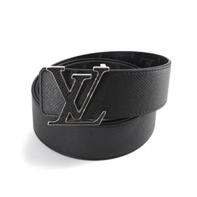 LOUIS VUITTON LV Monogram Eclipse Santur Reversible Leather Belt in Black M0157 #90