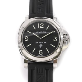 Panerai Luminor Manual Winding Men's Watch, Black Dial, PAM00000
