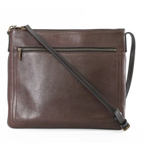 LOUIS VUITTON Utah Pochette, Shawnee Calfskin Leather Shoulder Bag, Men's, Dark Brown, M93453
