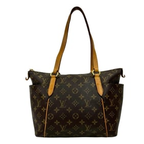 LOUIS VUITTON Totally PM Monogram Leather Tote Bag, Handbag, Semi-Shoulder Brown, 22871