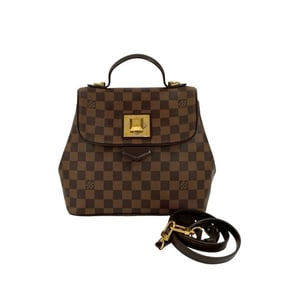 LOUIS VUITTON Bergamo PM Damier Leather 2-Way Handbag, Tote Bag, Shoulder Brown e12-1