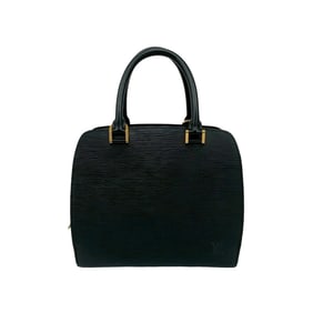 LOUIS VUITTON Pont Neuf Epi Leather Handbag/Mini Tote Bag, Noir, Black, 31227