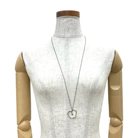 TIFFANY & Co. Tiffany Apple Motif Necklace, 925 Sterling Silver, Chain Pendant, 1502c