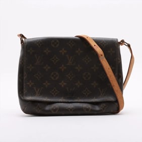 Louis Vuitton Monogram Musette Tango M51388 Leather Shoulder Bag for Women