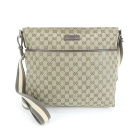 Gucci GG Canvas 189751 Leather Shoulder Messenger Bag for Men