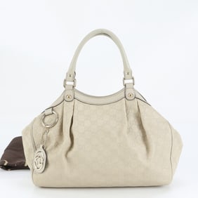 Gucci Guccissima Sukey Leather Tote Bag Shoulder 211944 Gold Hardware Women's