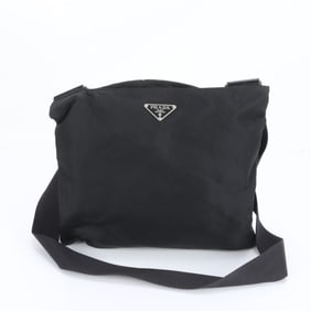 Prada Tessuto Nylon Triangle Logo Leather Shoulder Bag Messenger for Men
