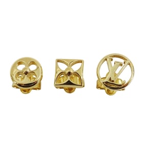 Louis Vuitton Women's Monogram Crazy in Rock Gold Earrings (M00395) - Set of 3