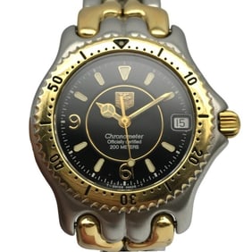 TAG HEUER Cell Chronometer Watch for Men and Women, Automatic, Silver Gold, WG5222-P0 T1