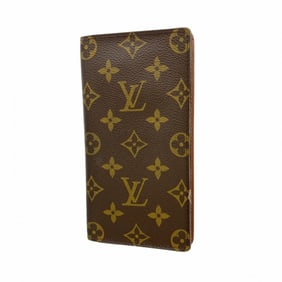 Louis Vuitton Monogram Long Wallet, Porte Carte Credit Yen, M60825, Brown, Men's/Women's