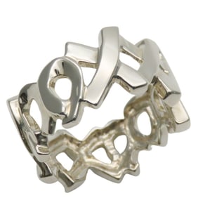 Tiffany & Co. Love Kiss Ring, SV925, approximately 4.0g, silver, Paloma Picasso, women's. TIFFANY
