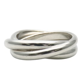 Tiffany & Co. Trinity Triple Ring, 9.3g, 925 Sterling Silver, Women's
