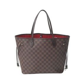 Louis Vuitton Neverfull MM N51105 Tote Bag/Shoulder Bag in Damier Brown
