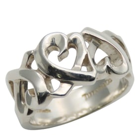 Tiffany & Co. Triple Loving Heart Ring, SV925, approximately 4.9g, Silver, Paloma Picasso, Women's.