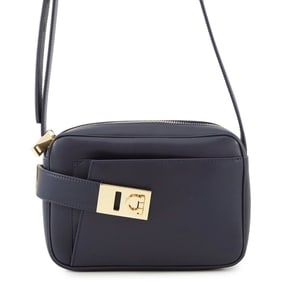 Salvatore Ferragamo Gancini Shoulder Bag and Camera in Calfskin Leather 216292