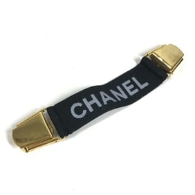 CHANEL Vintage Logo Armband (Single) - Sleeve Fastener, Belt, Elastic, Women's, Black