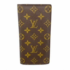 Louis Vuitton Monogram Portefeuille Brazza Long Wallet M66540 Brown Men's P1729038