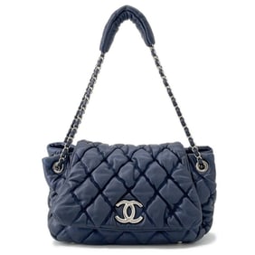 Chanel Chain Shoulder Bag Bubble Quilt Matelasse Coco Mark CHANEL