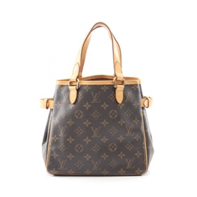Louis Vuitton Batignolles Monogram Handbag, Coated Canvas and Leather, Women's, Brown, M51156