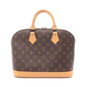 Louis Vuitton Alma PM Monogram Handbag, Coated Canvas and Leather, Women's, Brown, M51130