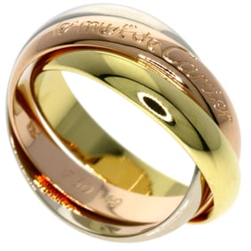 Cartier Trinity #49 Ring, 18K Yellow Gold, 18KWG, 18KPG, Women's
