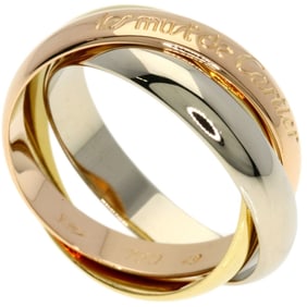 Cartier Trinity #49 Ring, 18K Yellow Gold, 18KWG, 18KPG, Women's