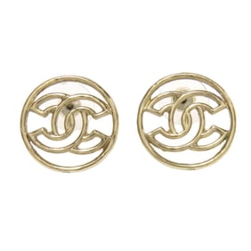 Chanel Coco Mark earrings, metal, for women