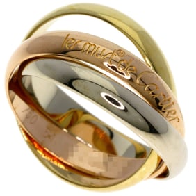 Cartier Trinity #54 Ring, 18K Yellow Gold, 18KWG, 18KPG, Women's