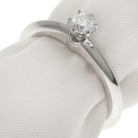 Tiffany Solitaire Diamond Ring in Platinum PT950 for Women