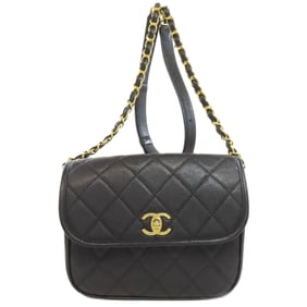 Chanel Matelasse Gold Hardware Shoulder Bag in Soft Grained Calfskin for Women