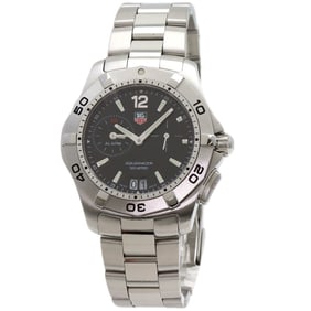 TAG Heuer WAF111Z Aquaracer Date Alarm Stainless Steel Watch for Men