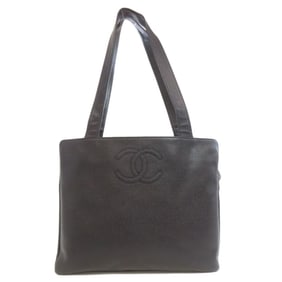 Chanel Coco Mark Tote Bag in Grained Calfskin for Women