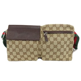Gucci 28566 GG Canvas Hip/Waist Bag for Women