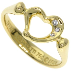 Tiffany Open Heart 3-Piece Diamond Ring in 18K Yellow Gold for Women