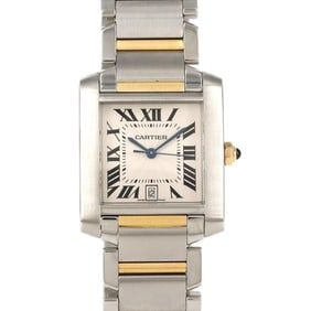 Cartier Tank Française LM Two-tone Watch W51005Q4 SSxYG Automatic