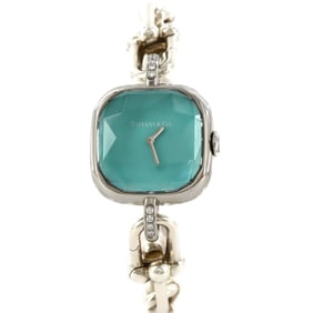 Tiffany Hardware Lug D Bracelet Small Size Stainless Steel Quartz Watch