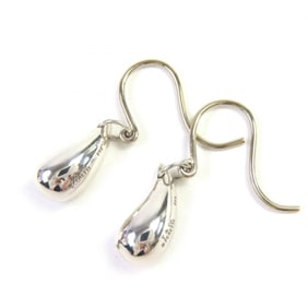 TIFFANY & Co. Tiffany Elsa Peretti Teardrop Earrings, SV925, Binaural, Hook, Silver, Weight 3.8g,