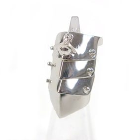 Vivienne Westwood Armour Ring, 925 Silver, Small, Men's, Weight: 13.7g, Includes Box and Dust Bag