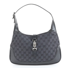 Gucci GG Canvas Jackie Leather One-Shoulder Bag 001-3306 Women's