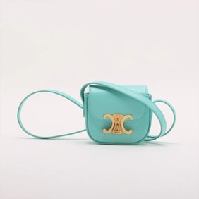 Celine Mini Triomphe Leather Shoulder Bag/Hand Tote for Women