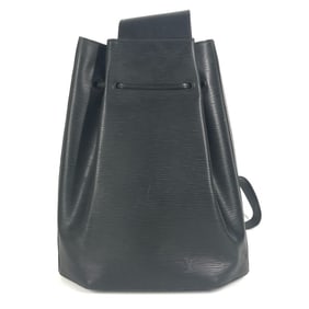 LOUIS VUITTON M80153 Epi Sac Ado Shoulder Bag in Leather, Men's and Women's, Noir Black