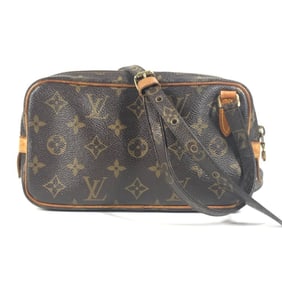 LOUIS VUITTON M51828 Monogram Marly Bandouliere Pochette, Crossbody Pochette Shoulder Bag in Canvas,