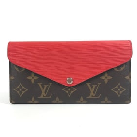 LOUIS VUITTON M60727 Monogram Epi Portefeuille Marie Roulon Long Wallet, Tri-fold Canvas, Leather,